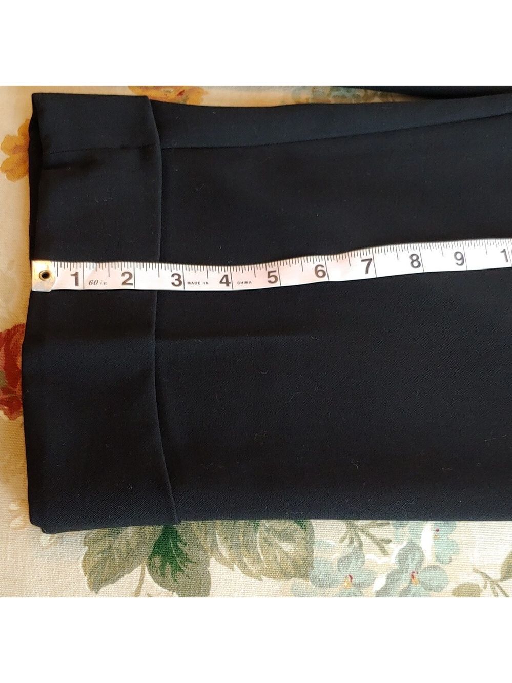 Chico's Nautical Black Dress Cropped Pants with Button Detail size 2.5 (14) NWT - Picture 12 of 17
